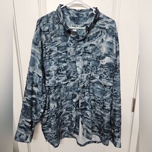 Aqua Design Mens Fishing Shirt XL